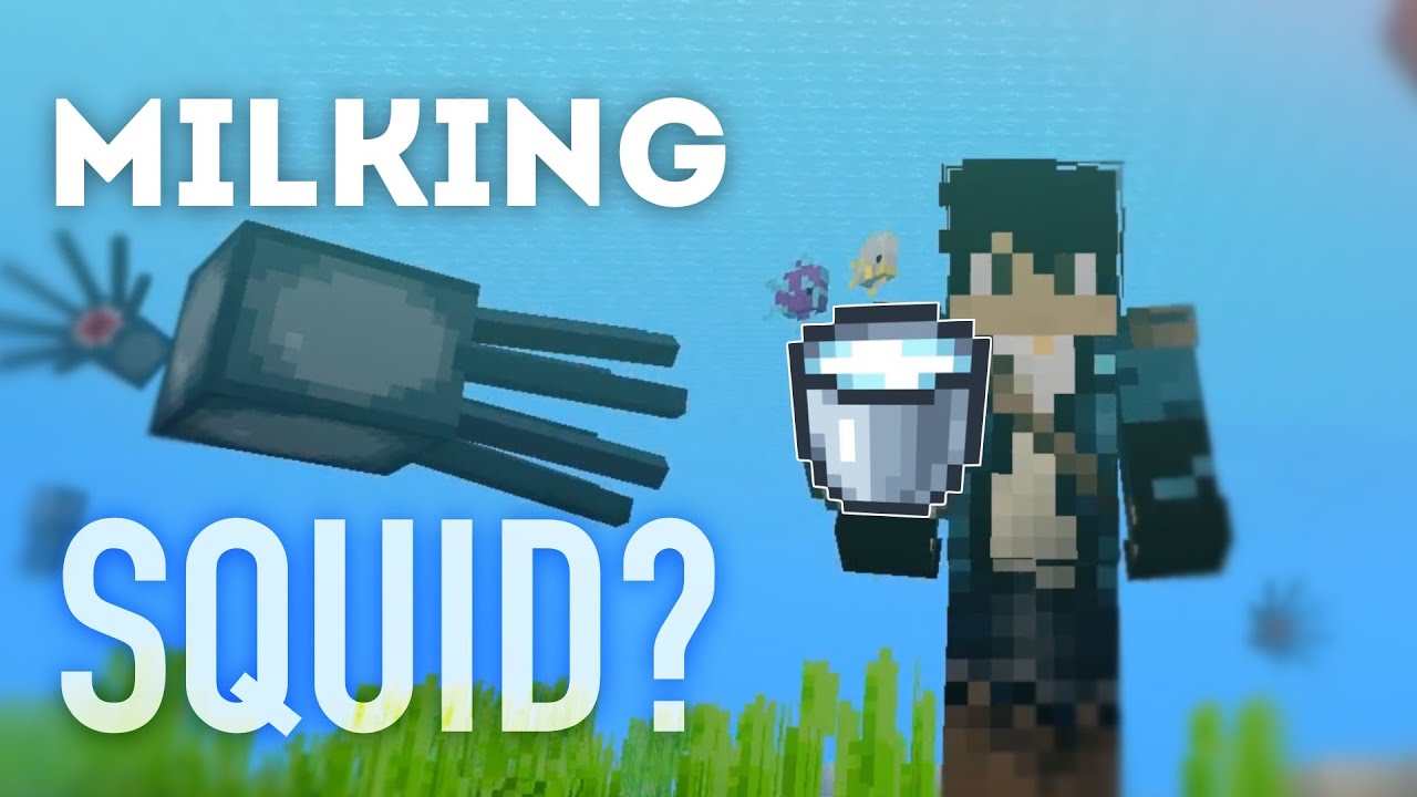 Milking Squids in Minecraft? | 