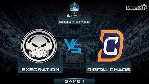 Execration vs Digital Chaos | ESL One Genting 2017 | Groupstage | Best of 1 -