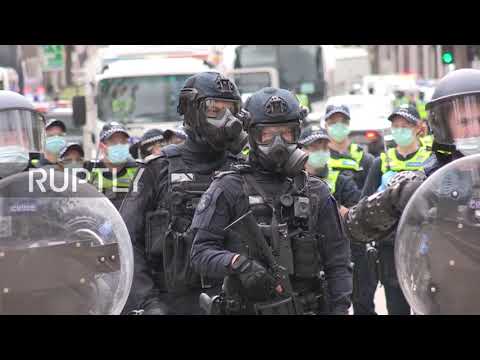 Australia: Construction workers in Melbourne stage protest against vaccine mandate