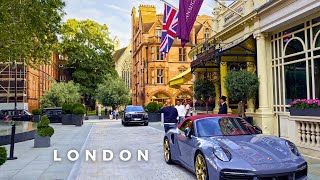 90 Minute Walk on The Most Expensive Streets of London in Summer | Mayfair | London Walking Tour