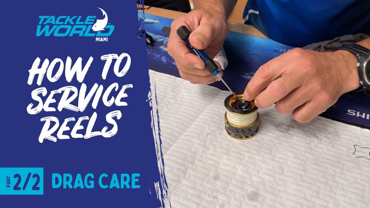 Fishing Reel Drag Servicing Inspecting & Cleaning Rings! YouTube