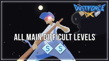 Dustforce DX - All Main Difficult Levels SS