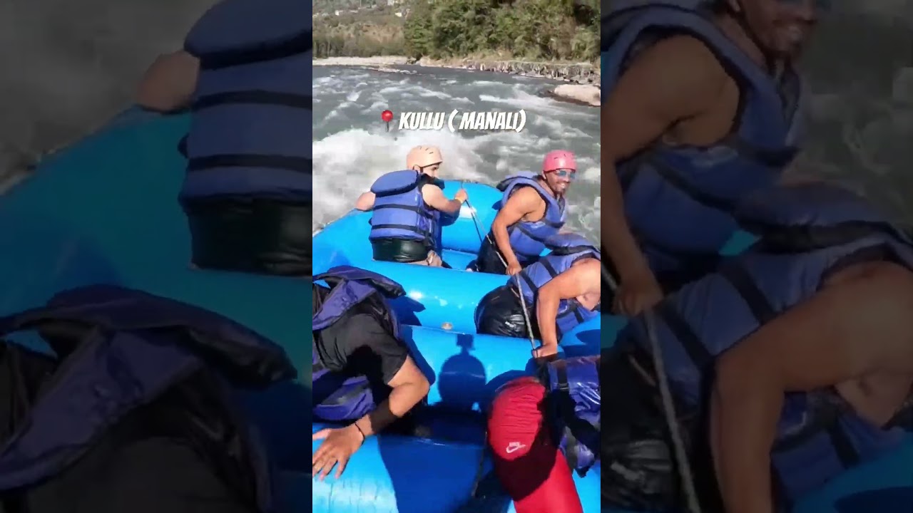 Rafting with friends in Kullu Manali ❤️