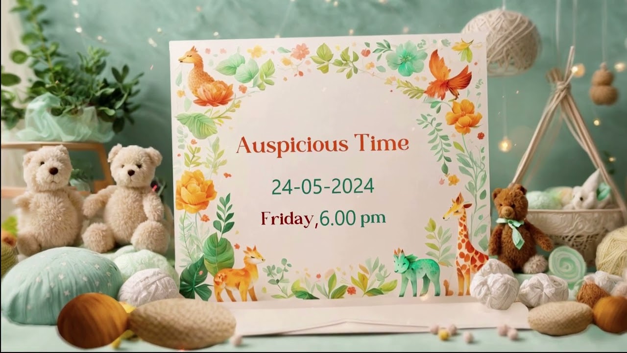 P1434 Engilsh  Vector Art  Invitation with pics