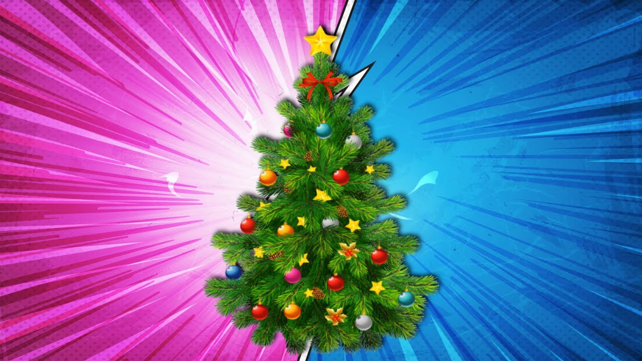 Custom Split Pink & Blue Xmas Tree!!! 🎄🩷💙 - YouTube