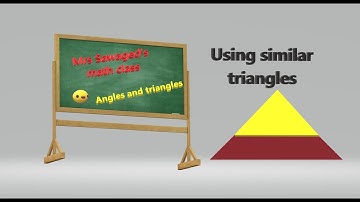 3.4 Using similar triangles