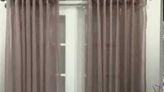 United Curtain Dakota Grommet 100W x 84L in  Double Curtain Panel - Product Review Video