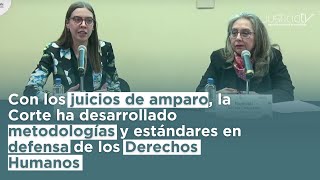 Con los juicios de amparo, la Corte ha desarrollado metodologías y estándares en defensa de los DDHH Con los juicios de amparo, la Corte ha desarrollado metodologías y estándares en defensa de los DDHH