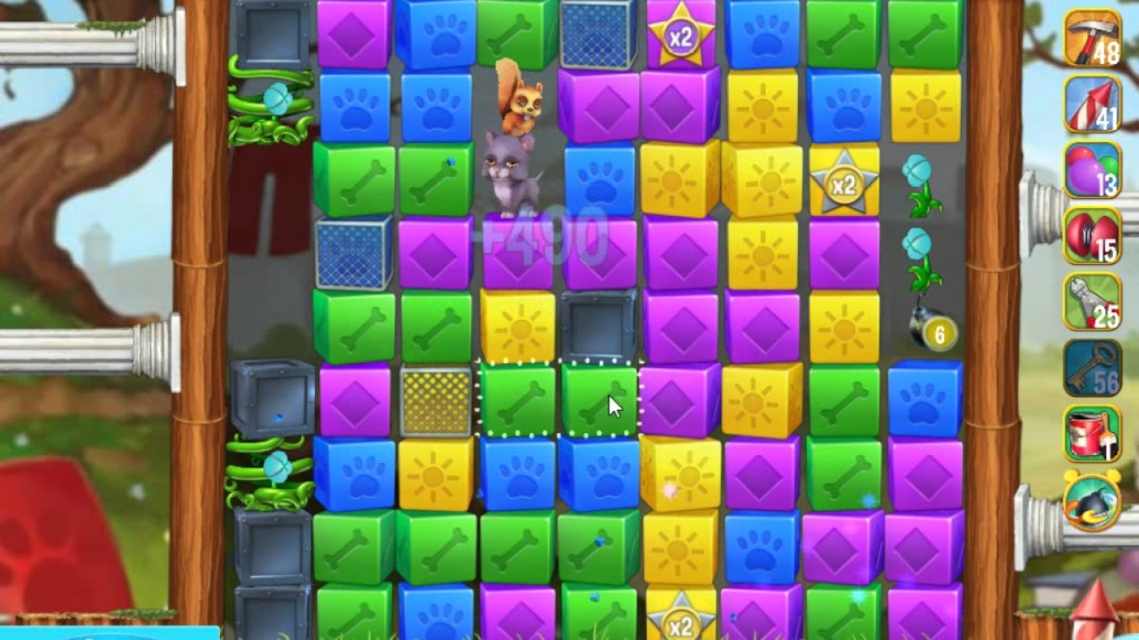Pet Rescue Saga level 1841 no boosters 😈 ►TOBIAS DEAMON◄