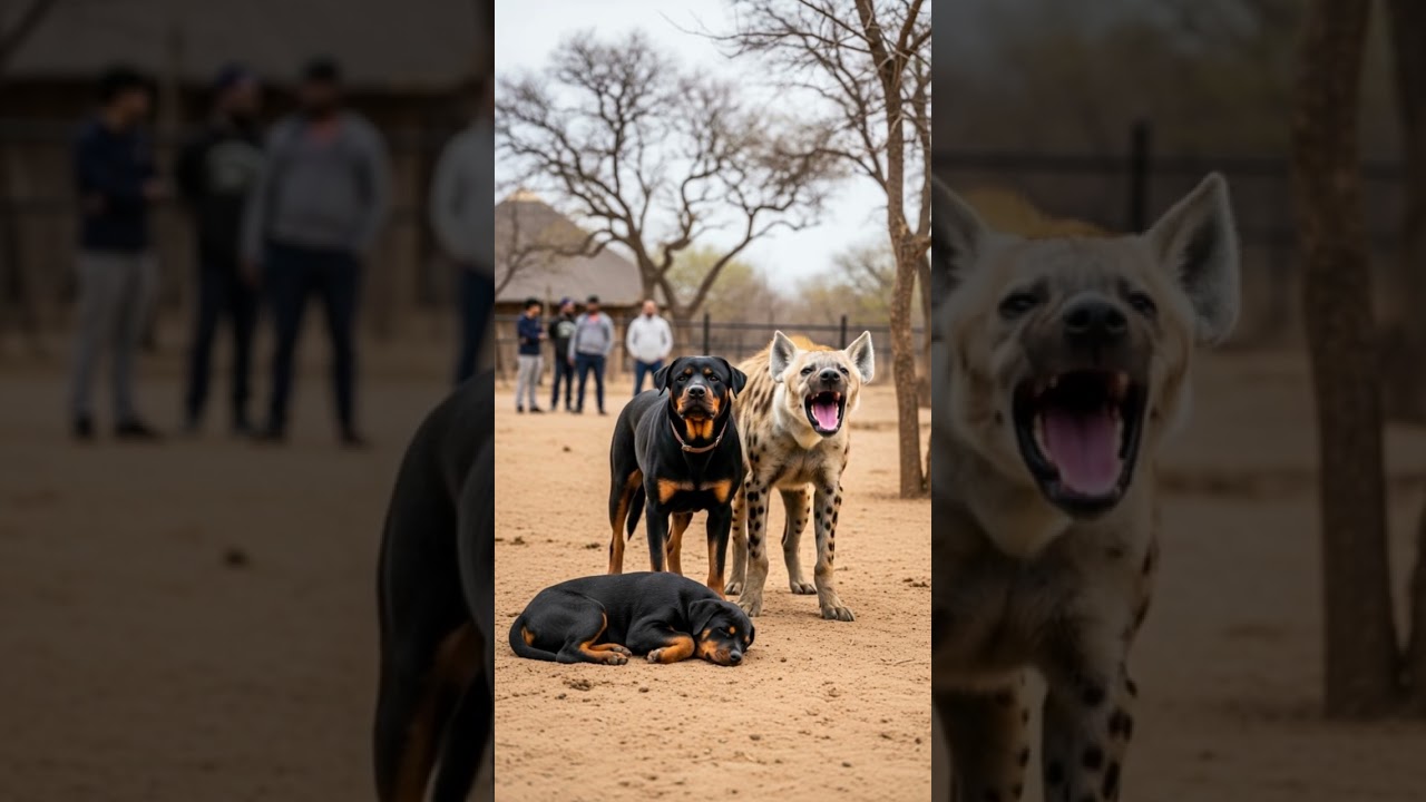 Can the hyena strike back against the dogs fierce pack attack 