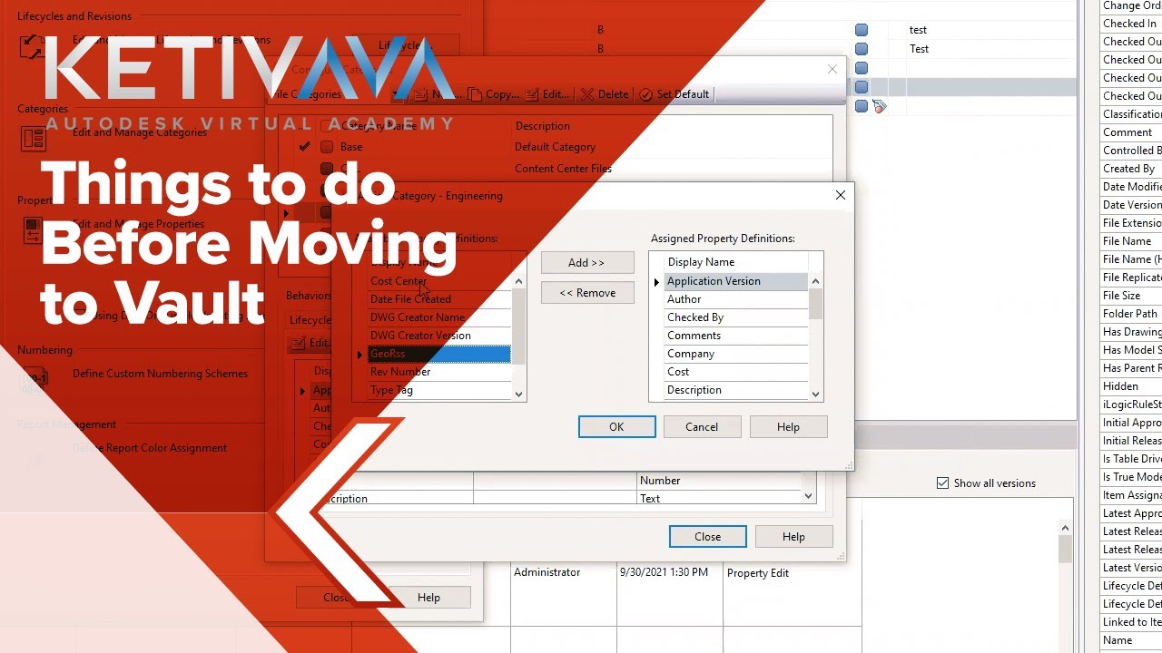 Things to do Before Moving into Vault | Autodesk Virtual Academy - YouTube