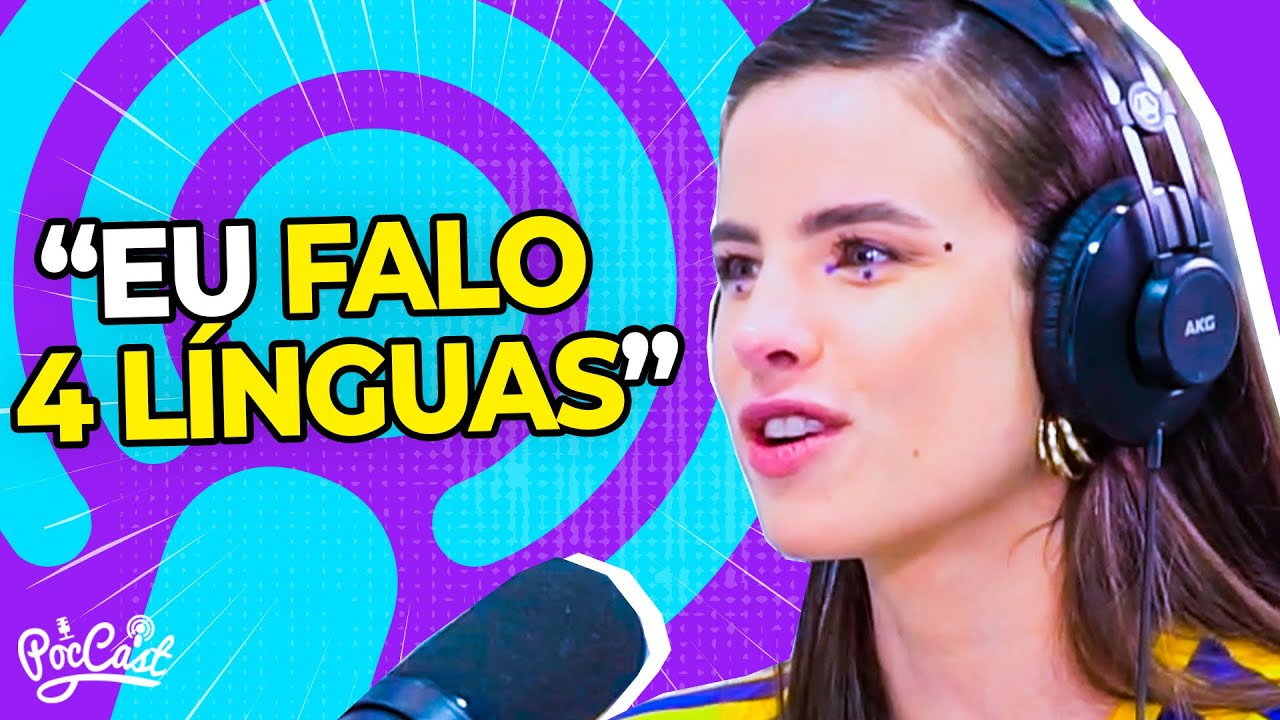 FALO MUITAS LÍNGUAS! | GIULIA BE - Cortes do PocCast