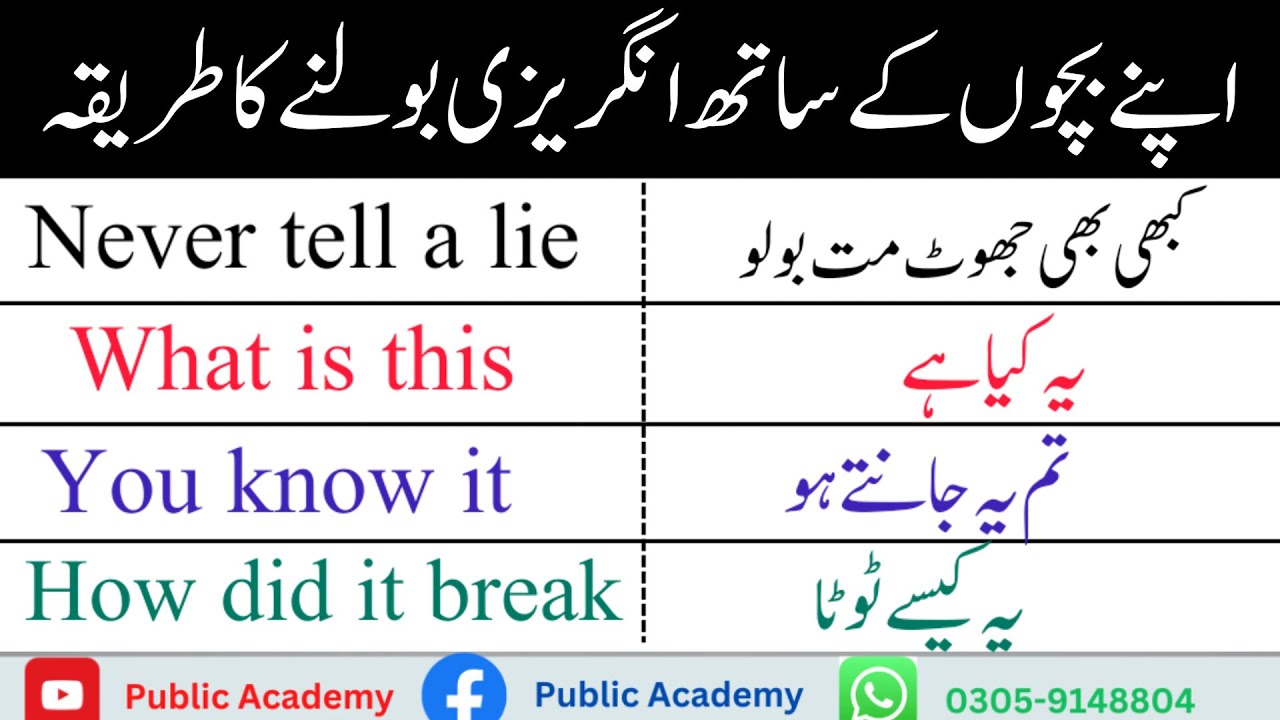 Apne Bachon Ke Sath English Bolny Ka Tereeka apne-bachon-ke-sath-english-bolny-ka-tereeka