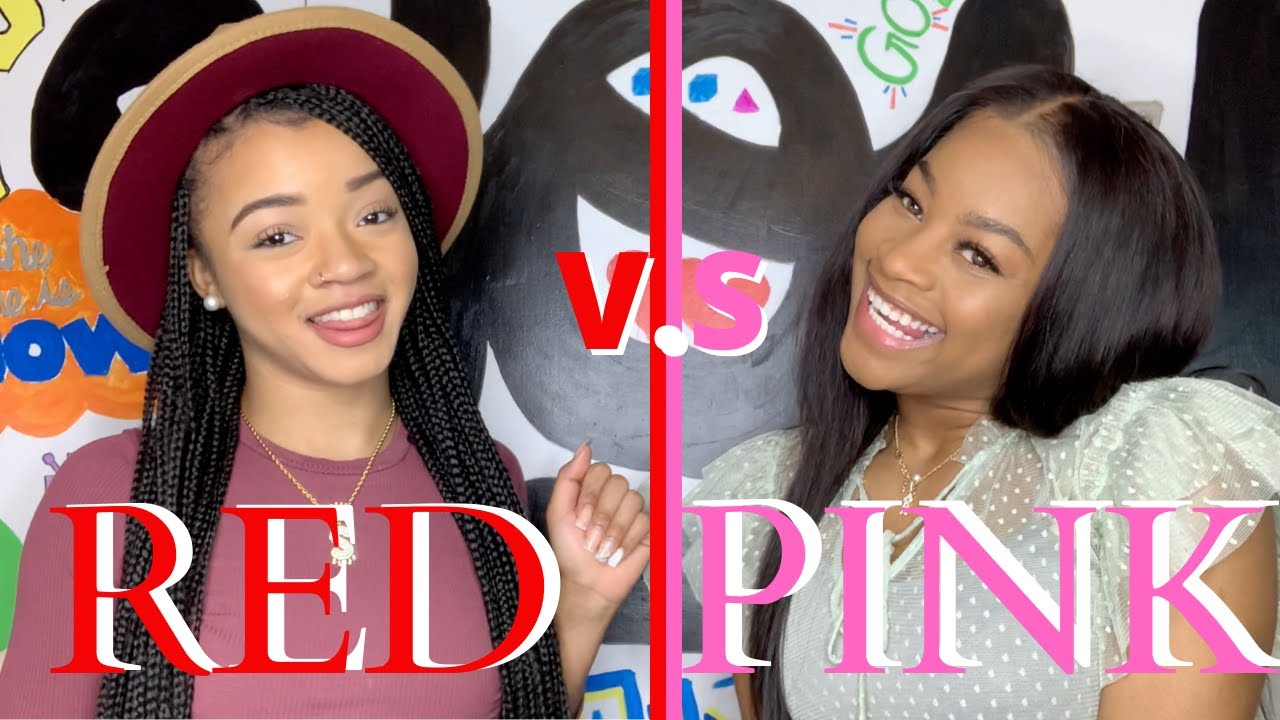 RED vs PINK Food Challenge BAD IDEA 🤢 YouTube