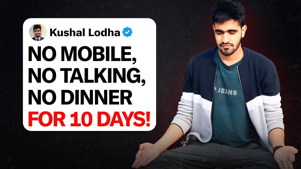 I Tried Vipassana MEDITATION for 10 Days Here's What Happened