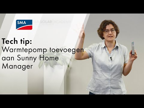 Tech Tip: Warmtepomp toevoegen aan Sunny Home Manager