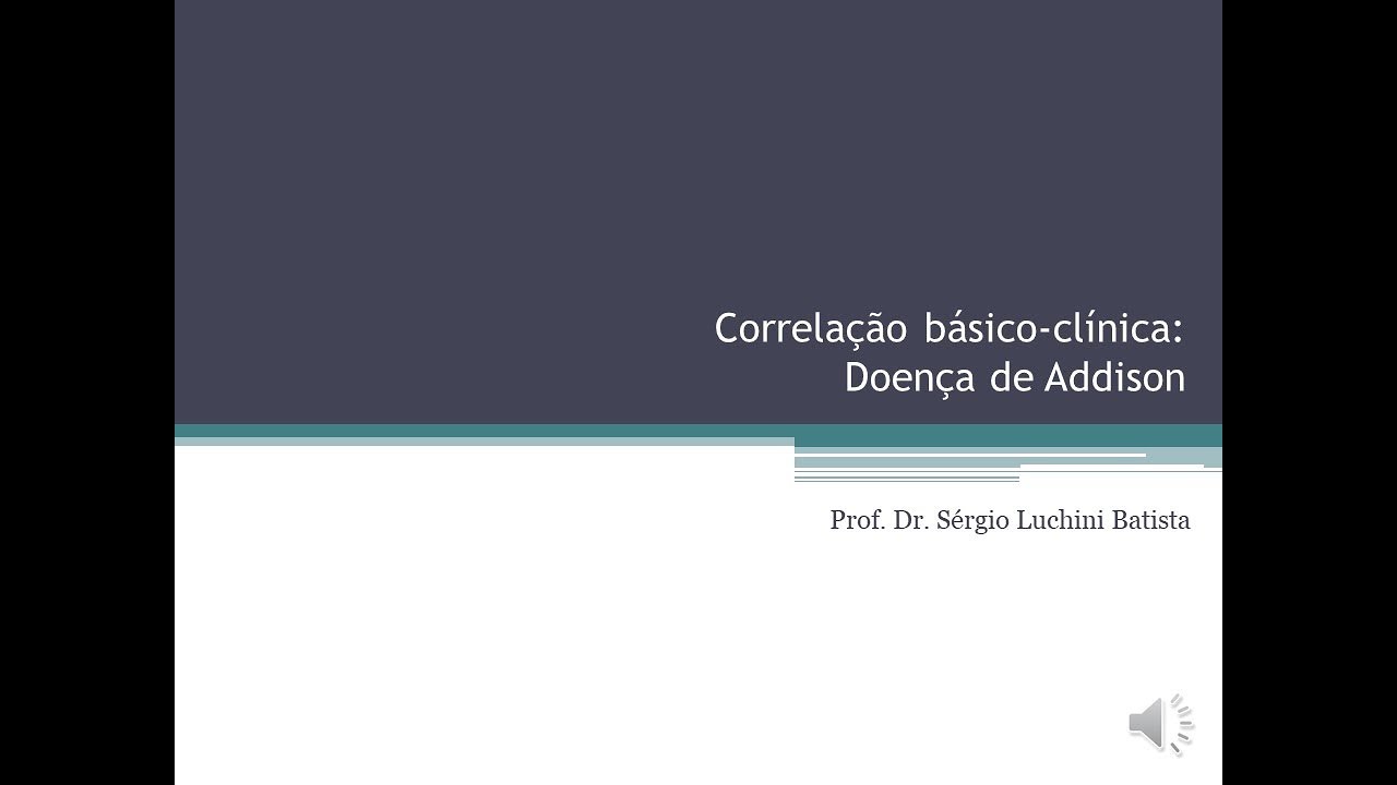 VideoAula 4 Sistema endócrino _ Doença de Addison - YouTube