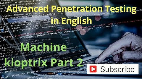 Advanced Penetration Testing Machine Kioptrix Part 2 in English | Craw Cyber Security