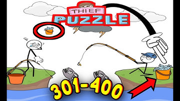 Thief Puzzle(WEEGOON)-Funny Stickman Brain Puzzle Game-Levels 101-200 Android Gameplay #thiefpuzzle