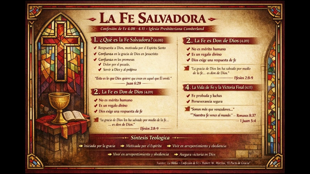 La Fe Salvadora - Confesión de Fe Presbiteriana Cumberland  (4.08 - 4.11)