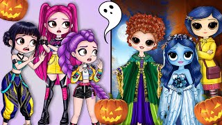 K-Pop Demon Hunters Watch Halloween Top Corpse Bride, Coraline, Sanderson Sisters Diy Paper Dolls