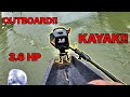 Outboard Motor on a Kayak!! (HangKai 3.6 HP on Nucanoe Frontier 12)