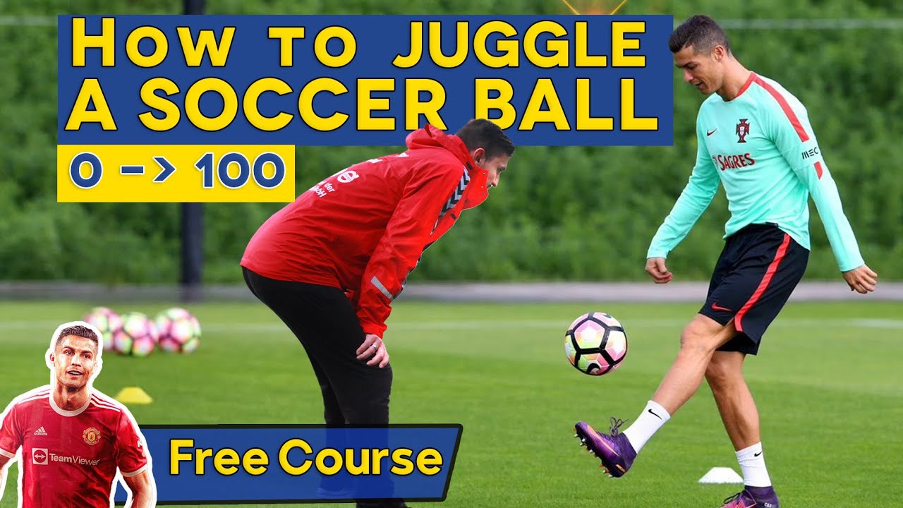 Как жонглировать футболом / Шаг за шагом от 0 до 100 / БЕСПЛАТНЫЙ КУРС со всеми секретами и обуче...