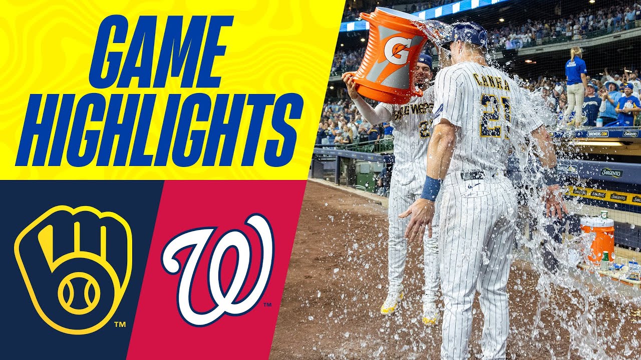 Nationals vs. Brewers Game Highlights (9/16/23) | MLB Highlights