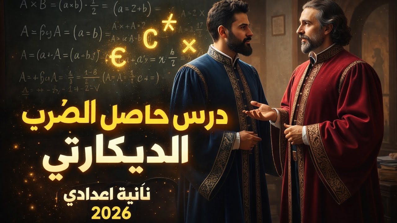 درس حاصل الضرب الديكارتي 🔥 | شرح بسيط وأمثلة محلولة | تانية إعدادي 2026