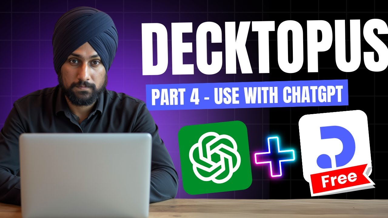 Use Decktopus For Free With ChatGPT - AI Presentation Maker Part 4