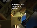 iPhone 15 Pro Cardboard Edition 🤣 #diy #apple #papercraft #cardboard #tech