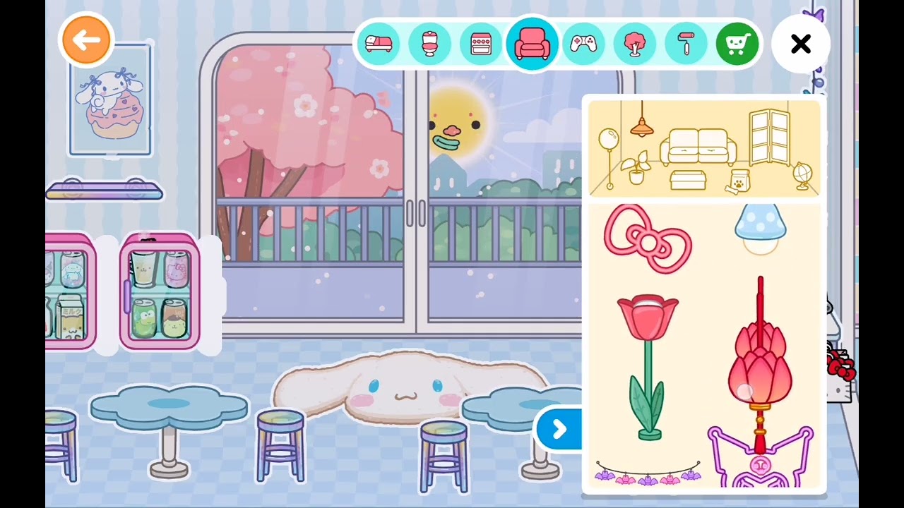 Aku buat cafe sanrio👈🏻🍓