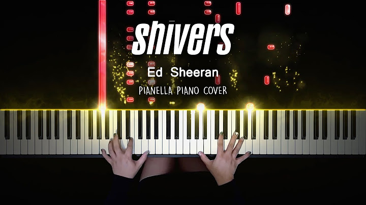 Shivers Piano version - Piano performance video thumbnail