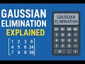 Solving Systems of Equations with Gaussian Elimination Calculator | Step-by-Step Tutorial