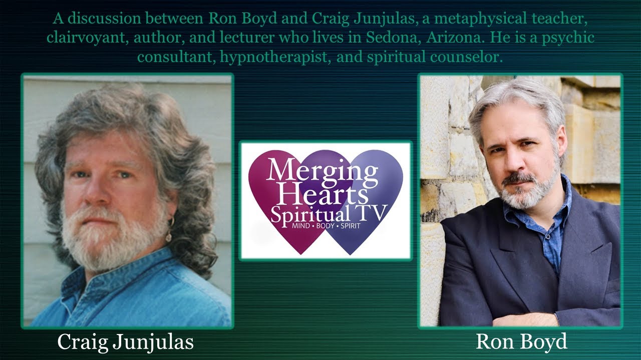 Ron Boyd interviews metaphysical teacher Craig Junjulas for Merging Hearts Spiritual TV