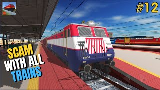 SCAMMING WITH ALL THE TRAINS IN THIS GAME || INDIAN TRAIN CROSSING 3D || SCAM PART-2 screenshot 3