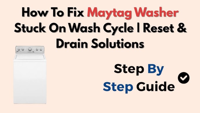 Maytag Washer Not Filling With Water: Quick Fixes That Work