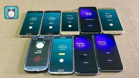 Collaboration Samsung Galaxy Alarm Clock S3 S4 S6 S8 S10 A5 A7 2018