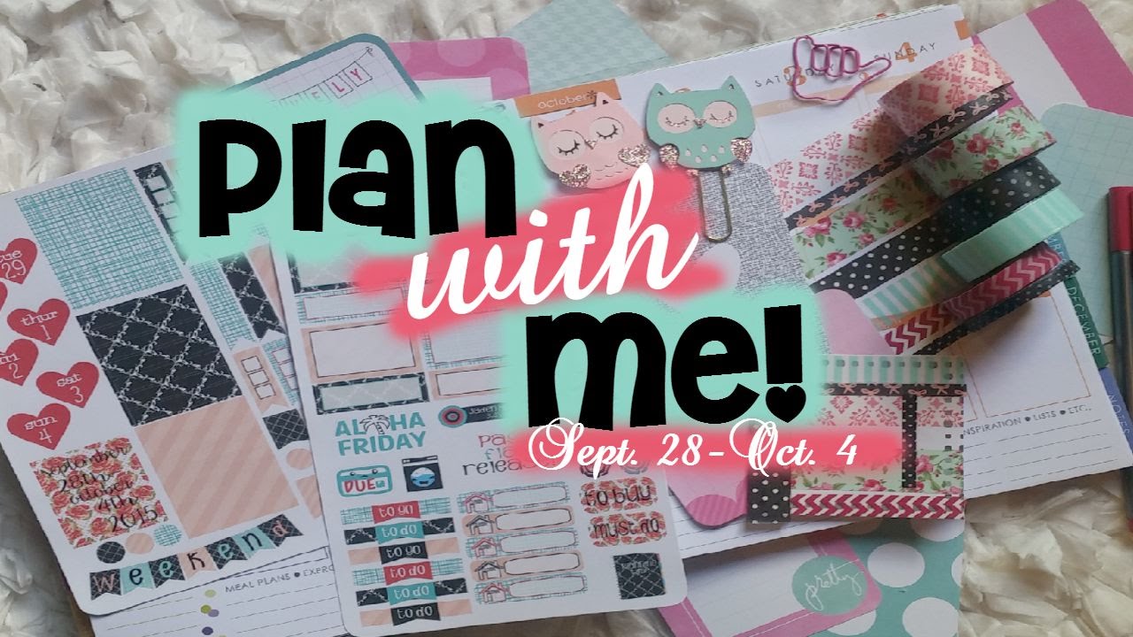 Plan with me #10! in my Erin Condren Life Planner - YouTube