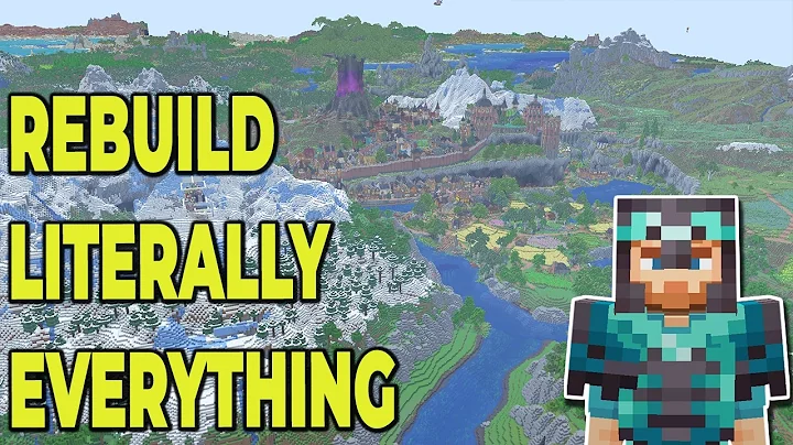 I'm REBUILDING my entire Minecraft World