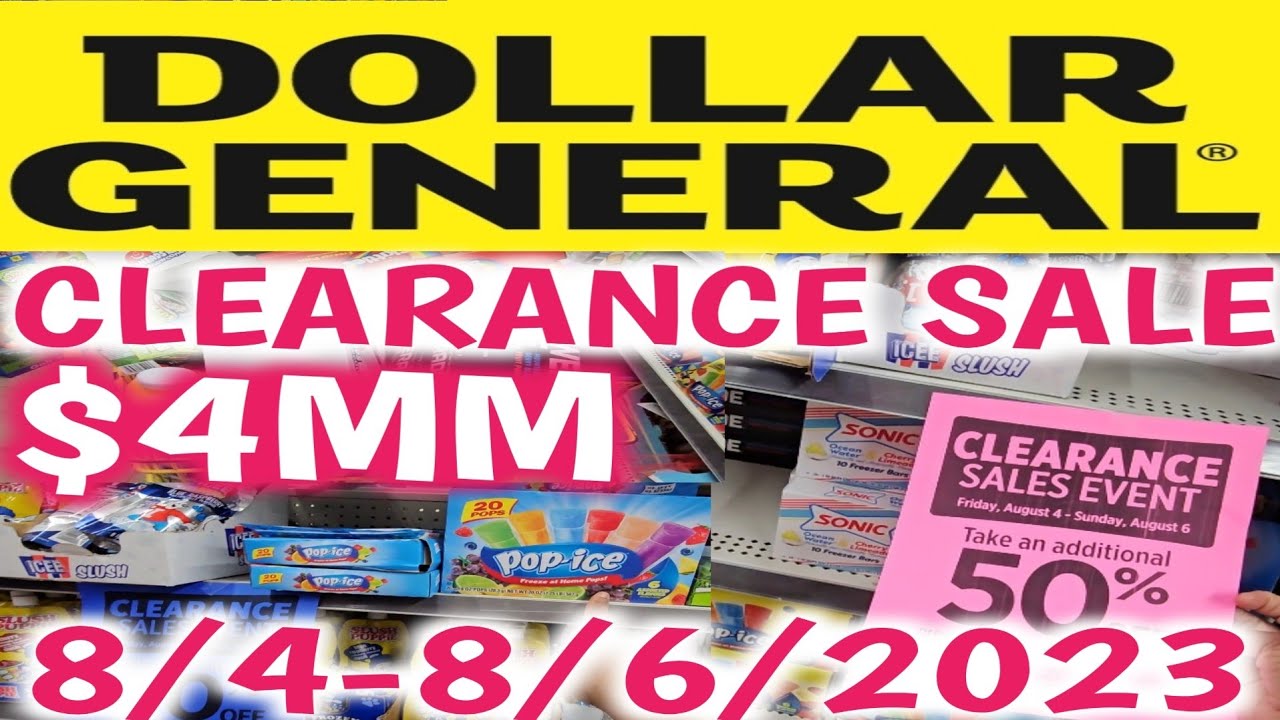 8/4/2023 💰4.00 MM Dollar General EPIC Clearance sale clearance 