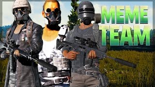 MEME TEAM (SQUAD BATTLEGROUNDS) | rhinoCRUNCH
