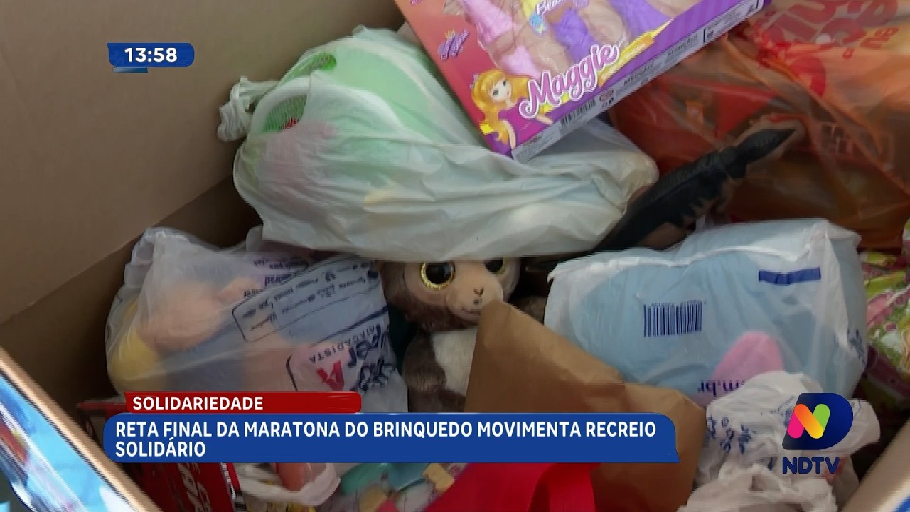 Maratona do Brinquedo entra na reta final com ação no Recreio Solidário