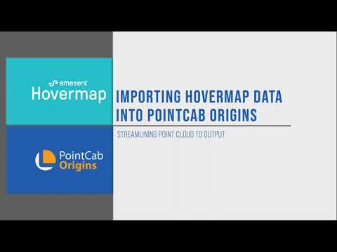 Importing Hovermap Data into PointCab Origins