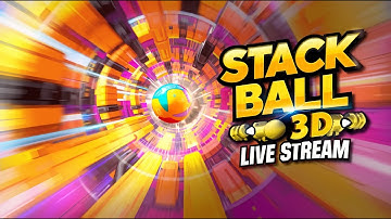 Stack ball highest score challenge live stream game play #stackball #livestream