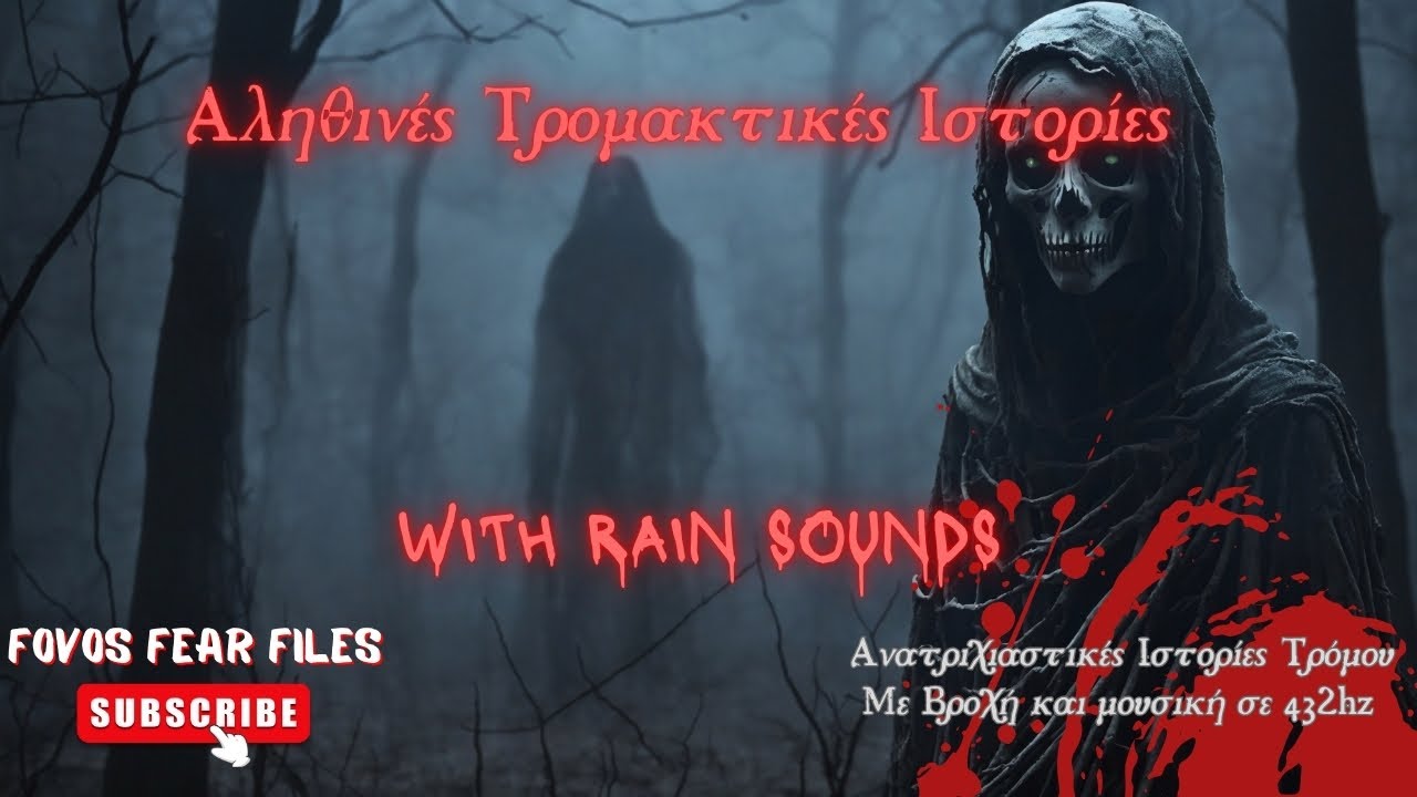 6 Αληθινές Τρομακτικές Ιστορίες : Ανατριχιαστικές Ιστορίες Στη Βροχή Για Χαλάρωση & Ύπνο με 432HZ