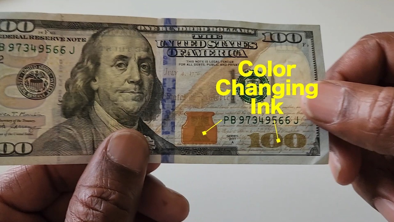 Verify a $100 Bill is REAL: Easy Step-by-Step Guide to Spot Fake - YouTube