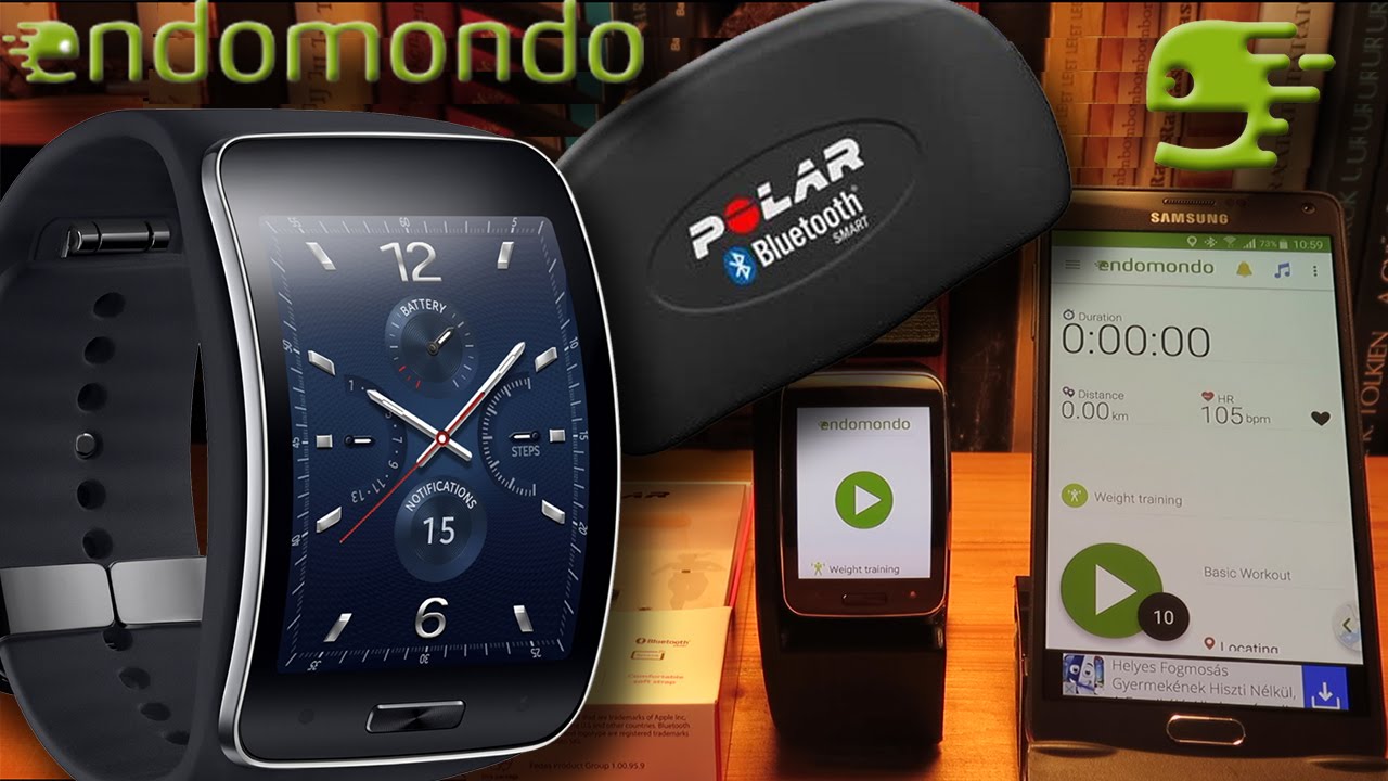 Endomondo running on Samsung Gear Fit 