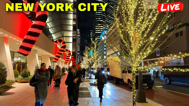 IRL New York City Friday Evening Walk in Manhattan (12th December 2025)