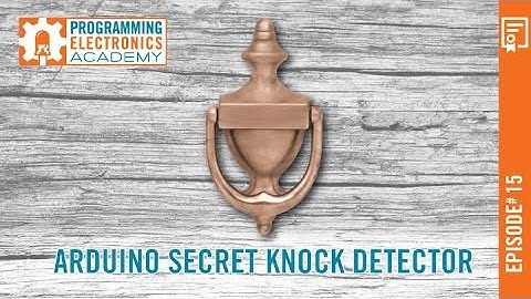 Easy secret knock detector to trigger anything with only an Arduino and a few cheap components
